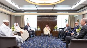 حضر وزراء دول عربية وإسلامية في الاجتماع الذي عقد في العاصمة السعودية الرياض- واس