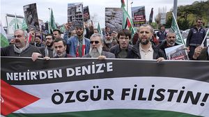 تشهد تركيا وقفات ومظاهرات احتجاجية دعما لفلسطين منذ اندلاع العدوان- الأناضول