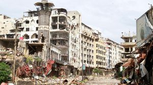 آثار الحرب على مدينة حمص السورية - أرشيفية