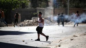 الاحتلال يقمع تظاهرات الفلسطينيين بقنابل الغاز - الأناضول