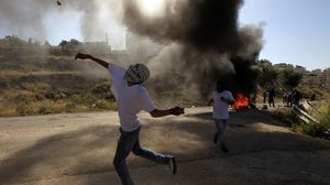 مواجهات بين الفلسطينيين والقوات الإسرائيلية - ا ف ب