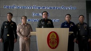 رئيس أركان الجيش الجنرال برايوت تشان-أو-تشا يعلن القانون العرفي في تايلاند - ا ف ب