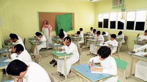 طلاب سعوديون في إحدى المدارس - ا ف ب