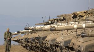 دبابات إسرائيلية في حقل للرماية - أرشيفية