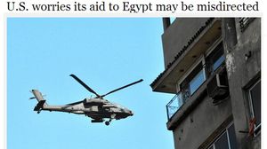مصر استخدمت طائرات الأباتشي بقصف أهداف مدنية بسيناء - لوس أنجليس تايمز