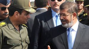 عبد الفتاح السيسي الذي انقلب على رئيسه محمد مرسي (أرشيفية) - ا ف ب