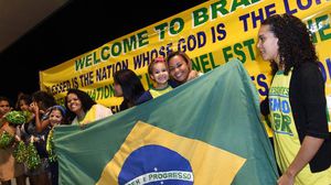 مشجعو فريق البرازيل - الأناضول