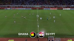 لقطة من مباراة مصر والمضيف الغاني - أرشيفية