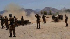 الجيش اليمني أثناء انتشاره في واحد من أهم مراكز "القاعدة" في أبين - ا ف ب