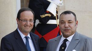 ملك المغرب محمد السادس - رئيس فرنسا فرانسوا هولاند - الإليزيه - باريس 2013