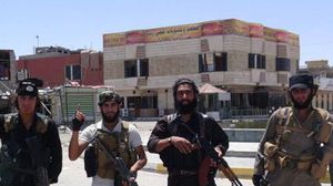 عناصر تنظيم الدولة وسط مدينة الرمادي - تويتر 