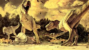  علماء الأحياء القديمة أكدوا أنه ينتمي لعائلة من الديناصور (تيرانوصور ركس) 