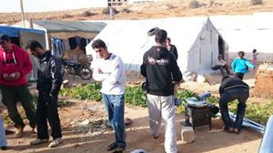مخيم للاجئين السوريين في عرسال اللبنانية - أرشيفية