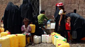 تفاقمت أزمة المياه في اليمن بسبب القتال - أ ف ب
