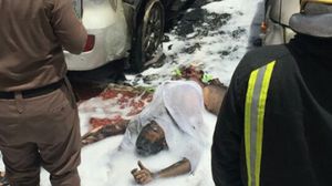 أحد الضحايا بالقرب من المسجد، وربما يكون الانتحاري ذاته - عربي21
