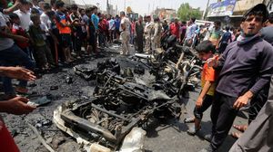 ربط عدد من العراقيين بين التفجير وترديد أنصار الصدر لشعار "إيران برا برا"- أ ف ب
