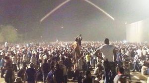 الآلاف من أتباع مقتدى الصدر في ساحة الاحتفالات وسط بغداد- فيسبوك