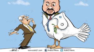 ليبرمان في حكومة الاحتلال عباس كاريكاتير