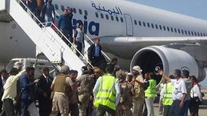 حطت أولى الرحلات الجوية لطيران "اليمنية" في المطار قادمة من الأردن- أرشيفية