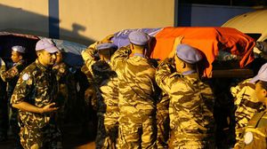 رفات جندي مغربي عامل بالامم المتحدة في أفريقيا الوسطى ـ فيسبوك