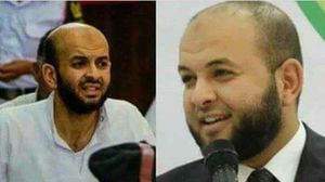 أحمد عارف المتحدث باسم الإخوان كما يظهر في آخر جلسة بالمحكمة 