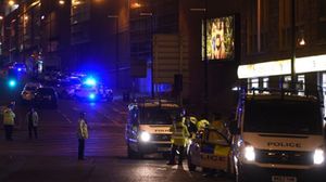 تفجير استهدف قاعة احتفال في مانشستر أوقع قتلى وتبناه تنظيم الدولة لاحقا- أ ف ب