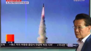 هذه هي التجربة الصاروخية الثالثة لنظام بونغ يانع خلال ثلاثة أسابيع - أ ف ب