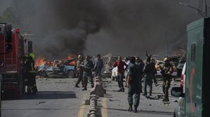 تفجير تنظيم الدولة في كابول الذي أوقع 430 قتيلا وجريحا- أ ف ب