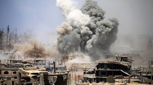 النظام السوري قصف مناطق انتشار "تنظيم الدولة" وخطوط إمداده في دير الزور- أ ف ب 