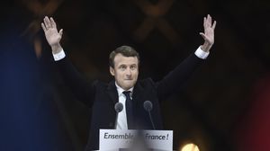 ماكرون فاز بانتخابات الرئاسة الفرنسية على حساب منافسته لوبان- أ ف ب