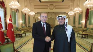 الدخيل حاور أردوغان في شباط/ فبراير من العام الماضي- العربية نت