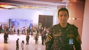 الضابط المصري قتل بانفجار استهدف موكب قائد قوات الأمن المركزي بشمال سيناء- تويتر 