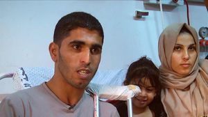 أسماء ومحمد يرقدان في المستشفى لتلقي العلاج- الأناضول
