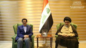 الصدر أكد خلال لقائه فاضل ميراني في بغداد ضرورة حل جميع المشاكل مع الأكراد- مكتب الصدر