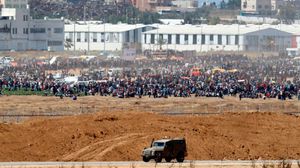 دعت الهيئة الوطنية العليا مخيمات مسيرة العودة بغزة إلى أوسع مشاركة في "مليونية الأرض"- جيتي