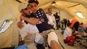 الصليب الأحمر قال إن 1350 مصابا في غزة حالاتهم معقدة- جيتي