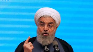 روحاني في كلمة له اعتبر العقوبات الأمريكية على بلاده "جرائم ضد الإنسانية"- جيتي 