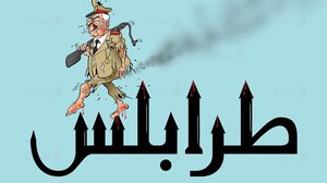 حملة حفتر بطرابلس ليبيا  كاريكاتير