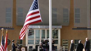 كررت السفارة تهديداً أطلقه الجمعة وزير الخارجية الأمريكي مايك بومبيو برد "حاسم" على إيران ووكلائها- جيتي