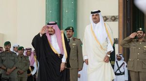 كان أمير قطر هاتف الملك ونجله أيضا في عيد الفطر- واس