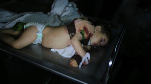 النشطاء تداولوا مقاطع تظهر صور طفلة قتلها الاحتلال في قصف على غزة- جيتي