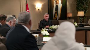 جانب من لقاء ملك الأردن مع كتلة الإصلاح التابعة للحركة الإسلامية في البرلمان- الموقع الرسمي للعاهل الأردن