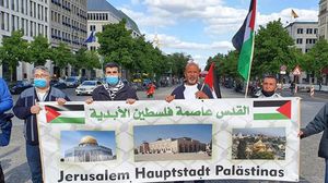 الفعالية أجريت أمام السفارة الأمريكية لدى ألمانيا، وبوابة برلين التاريخية- فيسبوك