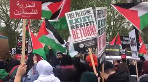 تظاهرات ضخمة في لندن دعما للفلسطينيين- عربي21