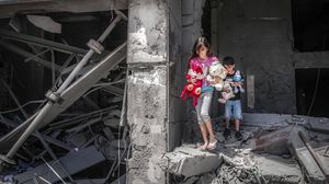 يزعم الكاتب أن إسرائيل قصف أهداف حماس بدقة- جيتي