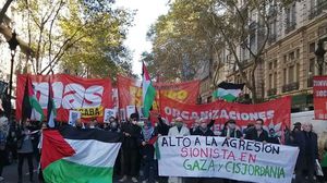 خرجت مظاهرات عديدة في البرازيل والأرجنتين نصرة للقضية الفلسطينية- وكالة وفا