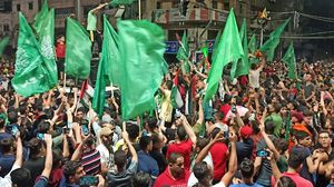 خرج آلاف الفلسطينيين في قطاع غزة ابتهاجا بانتصار المقاومة- عربي21