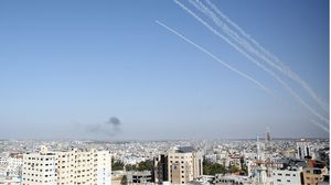 صواريخ تنطلق من غزة- الأناضول