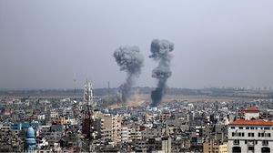 يواصل الاحتلال الإسرائيلي عدوانه على قطاع غزة لليوم الثالث على التوالي- الأناضول