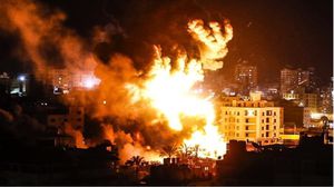 قصف الاحتلال شقة سكنية في خانيونس - تويتر